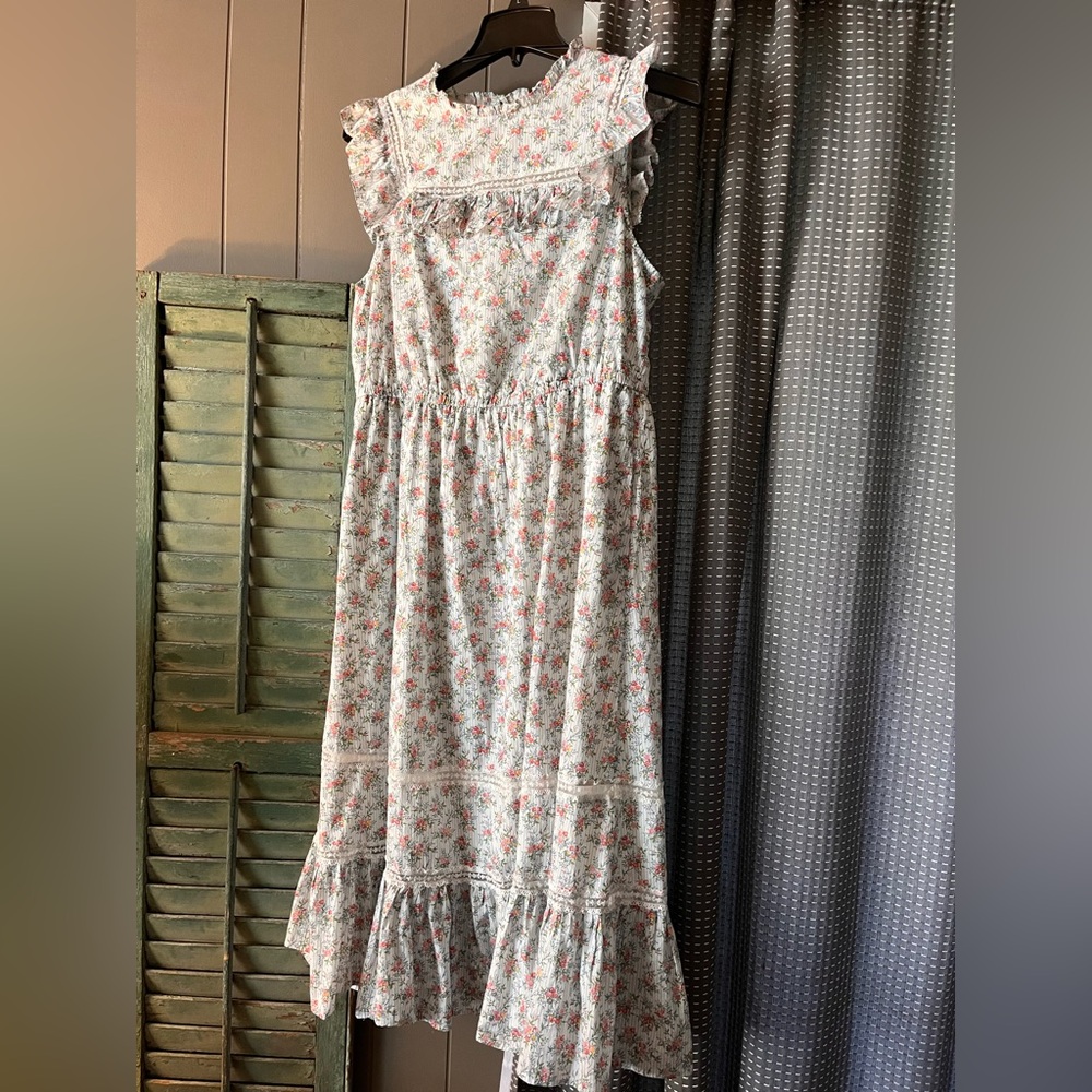 J. Crew Flower Midi Dress